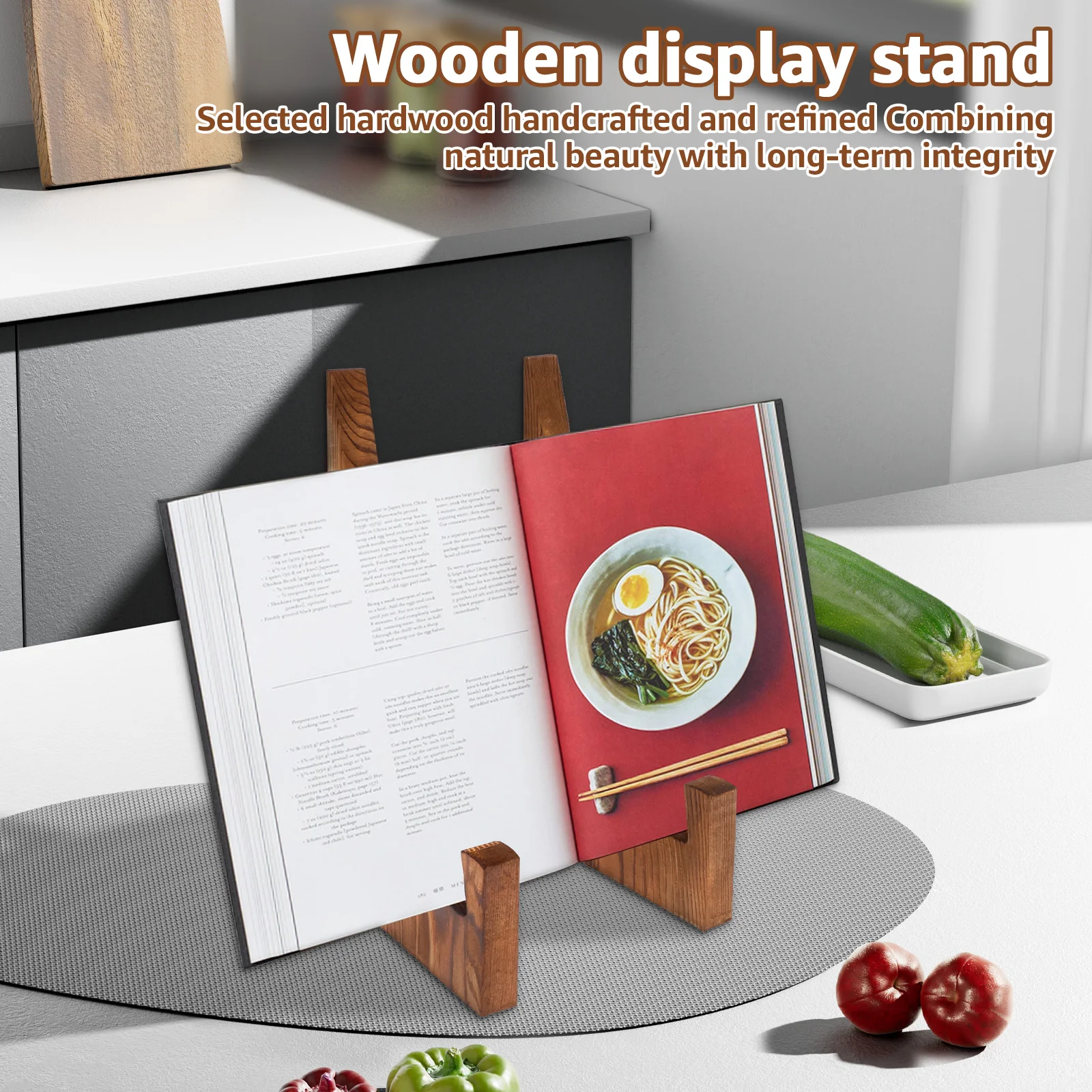 Wooden Plate Stand Desktop Rec - Engraved Wood Frame 评论和价格