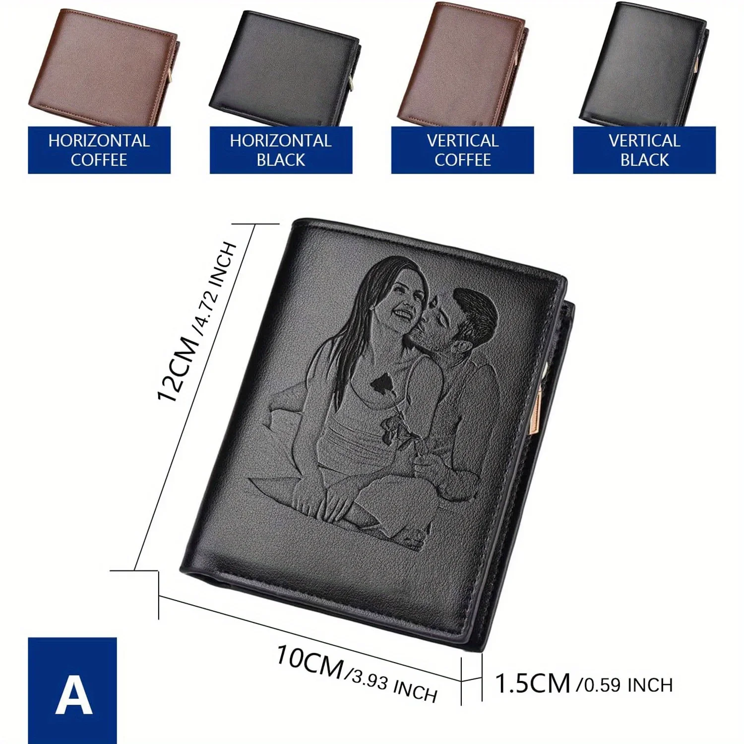 Custom Engraved Men's Photo Wa - Personalized Name Box 评论和价格