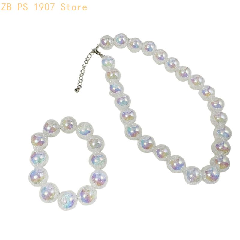 Beaded Necklace and Bracelet S - Coordinates Bracelet 评论和价格
